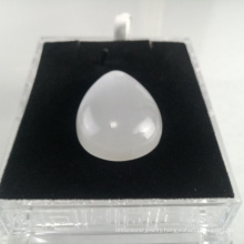 Factory direct sale natural white crystal selenite gypsum stone drop pendant decoration